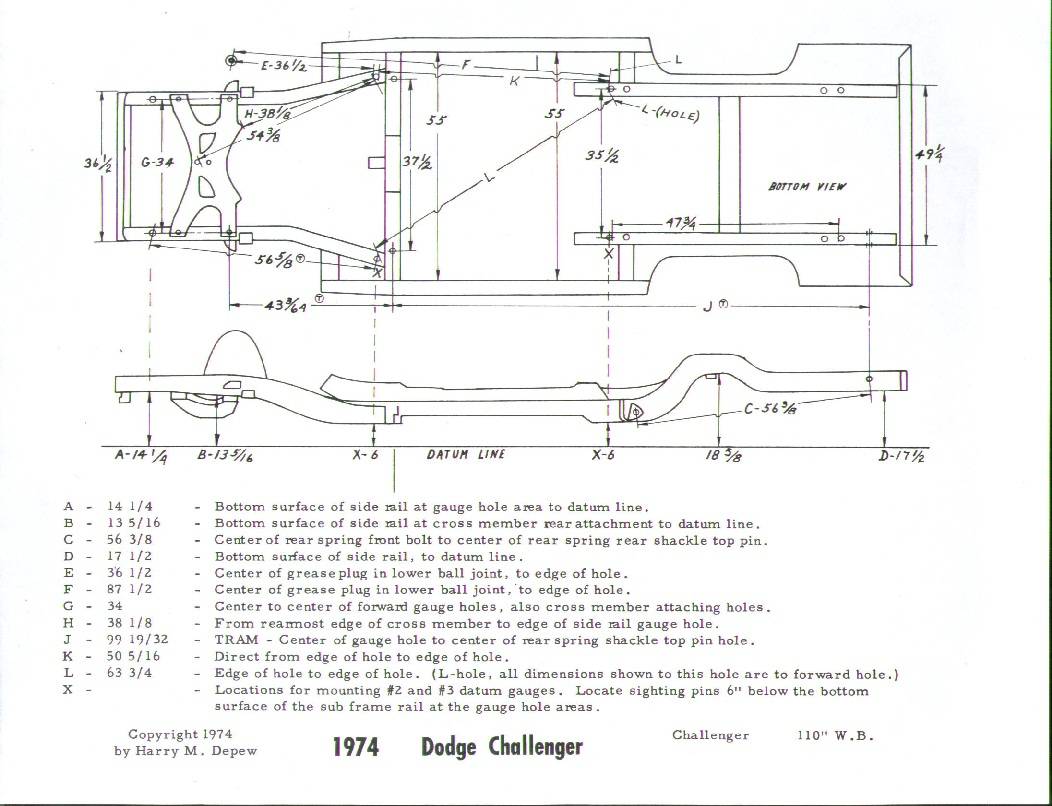 1972 Cuda Alignment specs | For E Bodies Only Mopar Forum