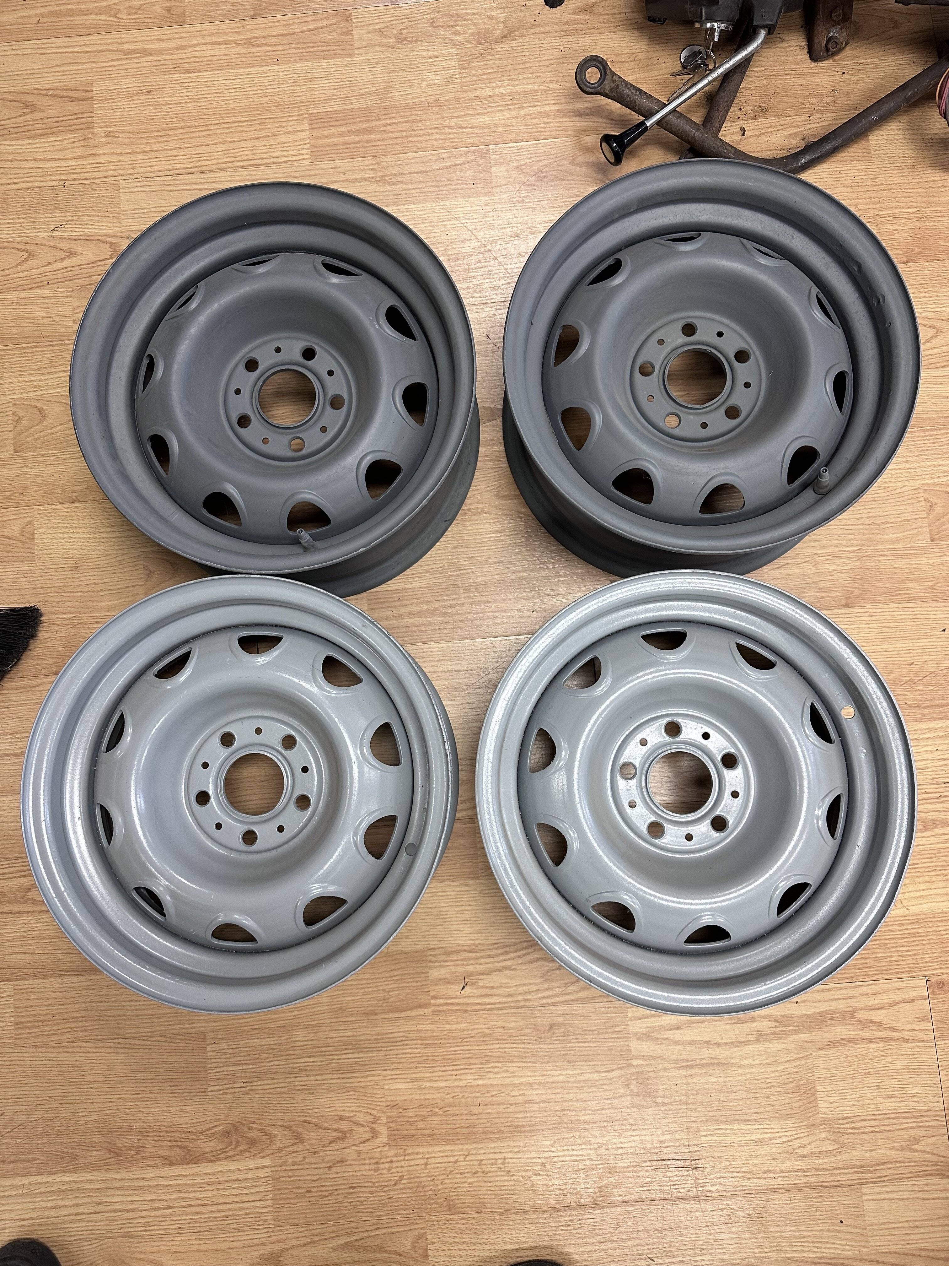 SOLD - 14 x 5.5 Rally Wheels | For E Bodies Only Mopar Forum